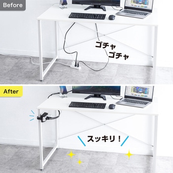 ホルダー 電源タップ用 支柱取付タイプ サンワサプライ