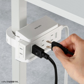 ホルダー 電源タップ用 支柱取付タイプ サンワサプライ