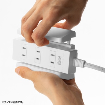 ホルダー 電源タップ用 支柱取付タイプ サンワサプライ