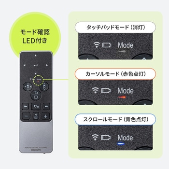 タッチパッドリモコン Bluetooth 5.1 サンワサプライ