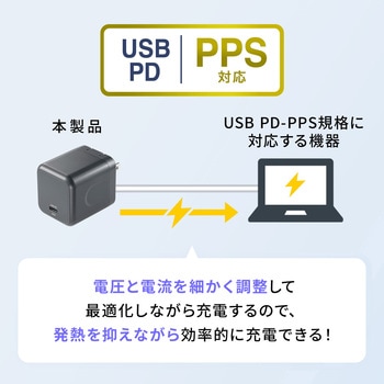 AC充電器 USB PD対応 PD65W サンワサプライ
