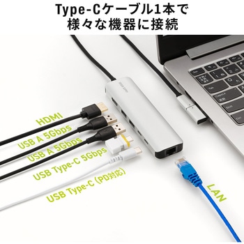 ドッキングステーション USB 5Gbps 8K対応 サンワサプライ