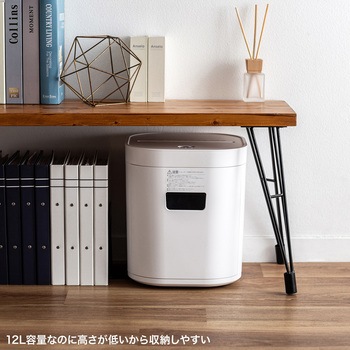 シュレッダー 電動静音 マイクロカット サンワサプライ