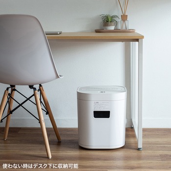 シュレッダー 電動静音 マイクロカット サンワサプライ
