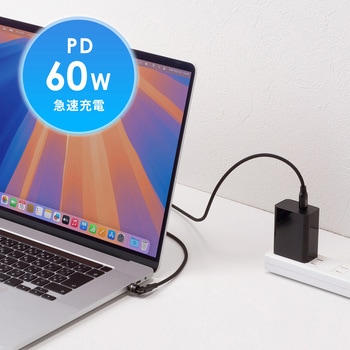 USB TypeCケーブル USB2.0 PD60W対応マグネットコネクタ サンワサプライ