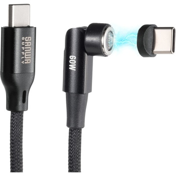 USB TypeCケーブル USB2.0 PD60W対応マグネットコネクタ サンワサプライ