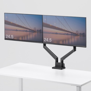 液晶モニタアーム 薄型ショートクランプ サンワサプライ