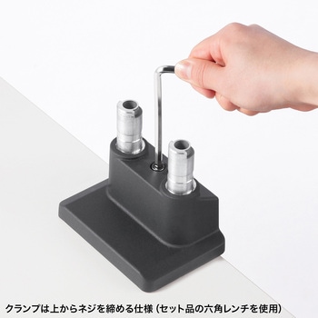 液晶モニタアーム 薄型ショートクランプ サンワサプライ