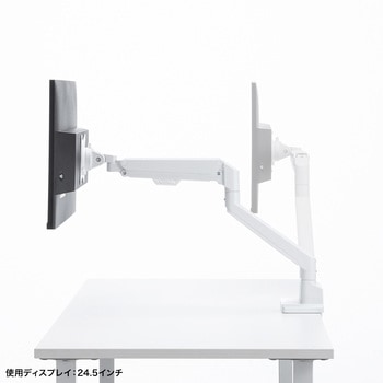 液晶モニタアーム 薄型ショートクランプ サンワサプライ
