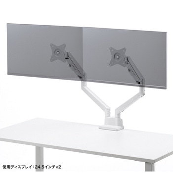 液晶モニタアーム 薄型ショートクランプ サンワサプライ