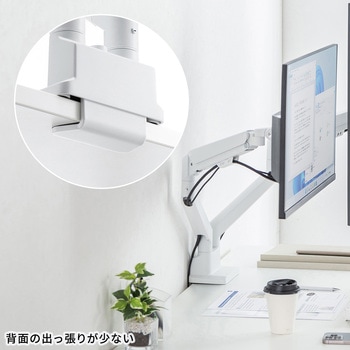 液晶モニタアーム 薄型ショートクランプ サンワサプライ
