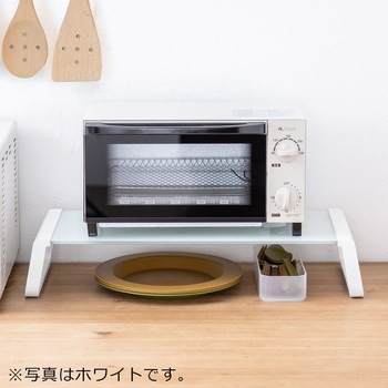 机上ラック ガラス製 サンワダイレクト