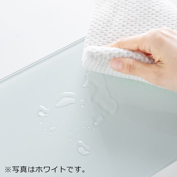 机上ラック ガラス製 サンワダイレクト