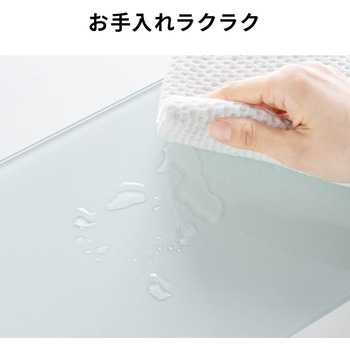 机上ラック ガラス製 サンワダイレクト