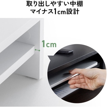 机上ラック ノートスラーダー付き サンワダイレクト