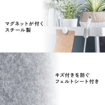 シェルフ 2段 クランプ止め サンワダイレクト