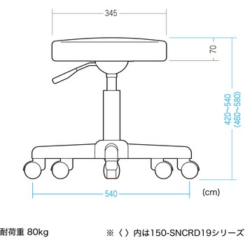 ラウンドスツール サンワダイレクト