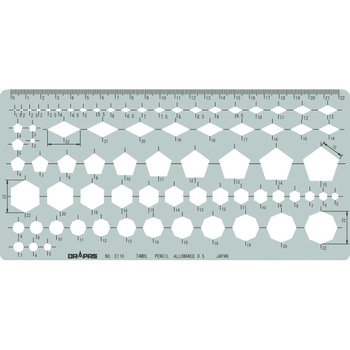 円・円周・一般用テンプレート ドラパス