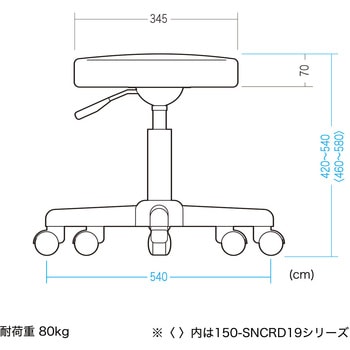 ラウンドスツール サンワダイレクト