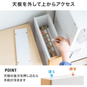 収納ボックス スリム サンワダイレクト