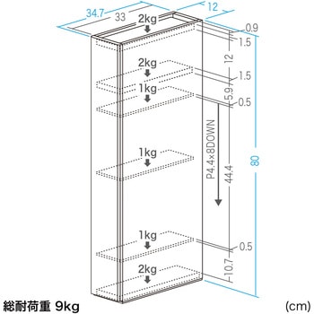 収納ボックス スリム サンワダイレクト