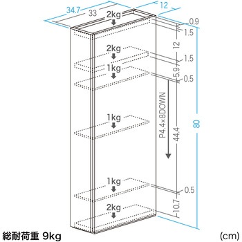 収納ボックス スリム サンワダイレクト