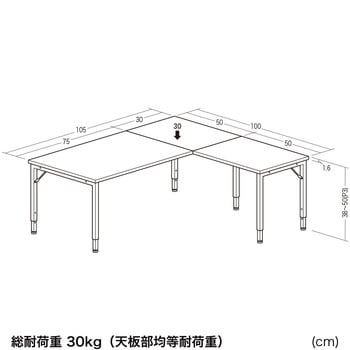 デスク ロータイプ L字型 サンワダイレクト