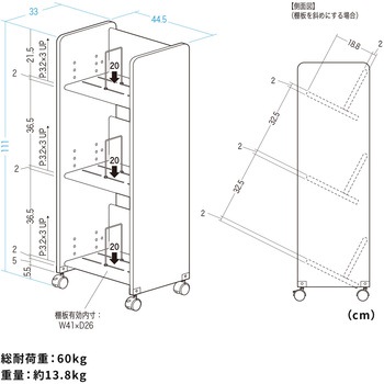 ワゴン ファイル用 サンワダイレクト