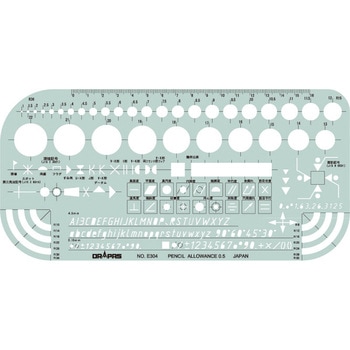 機械用テンプレート ドラパス