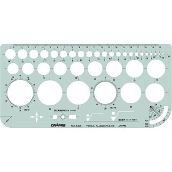 機械用テンプレート ドラパス