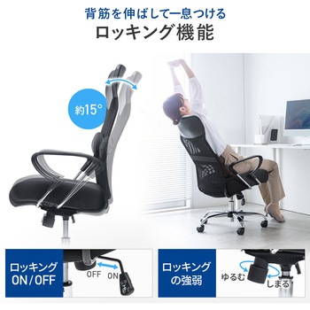 チェア メッシュタイプ サンワダイレクト