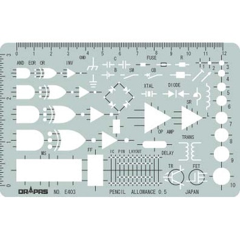 電気・コンピューター用テンプレート ドラパス
