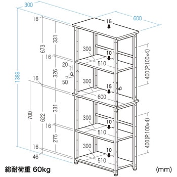 シェルフ サンワダイレクト