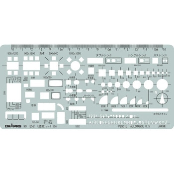 建築用テンプレート ドラパス