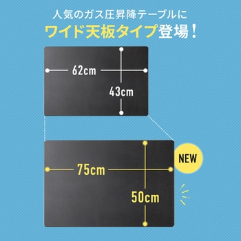 デスク ガス昇降 サンワダイレクト