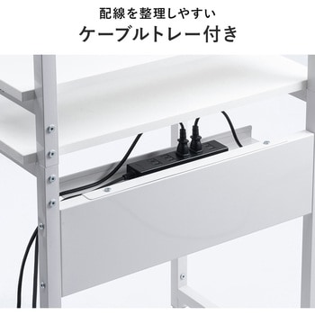 ラック シンプルタイプ キャスター付き サンワダイレクト