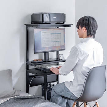 ラック シンプルタイプ キャスター付き サンワダイレクト