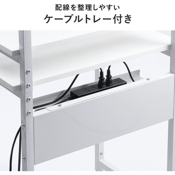 ラック シンプルタイプ キャスター付き サンワダイレクト