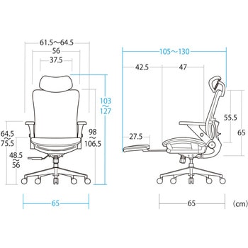 チェア メッシュタイプ サンワダイレクト