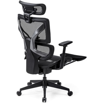チェア メッシュタイプ 収納式フットレスト付き サンワダイレクト