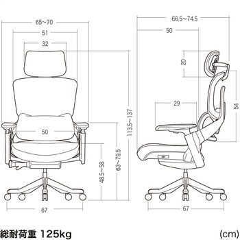 チェア メッシュタイプ サンワダイレクト
