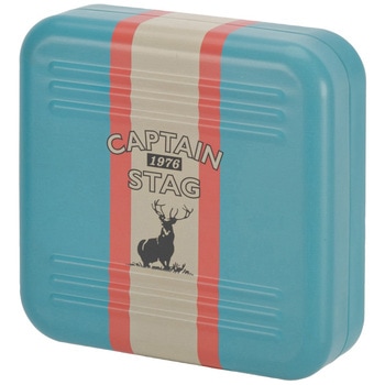 蚊取り線香スタンドケース(ターコイズ/レーシングストライプ) CAPTAIN STAG
