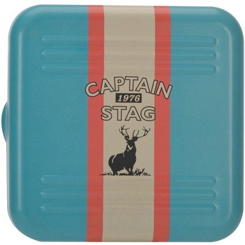 蚊取り線香スタンドケース(ターコイズ/レーシングストライプ) CAPTAIN STAG