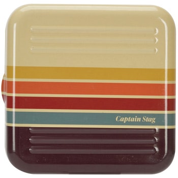 蚊取り線香スタンドケース(クリームイエロー/マルチボーダー) CAPTAIN STAG