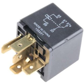 自動車用リレー 12V dc， 1c接点 プラグイン タイプ TE CONNECTIVITY