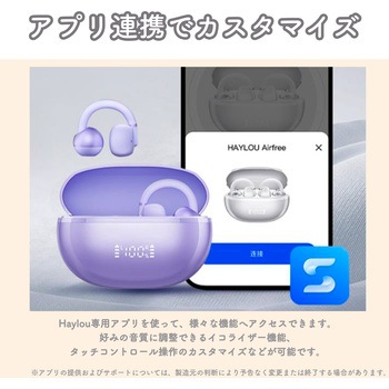 Airfree イヤーカフ型ワイヤレスイヤホン Haylou