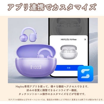 Airfree イヤーカフ型ワイヤレスイヤホン Haylou