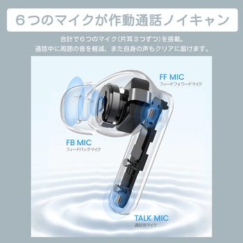 Mori Pro ノイズキャンセリング完全ワイヤレスイヤホン Haylou