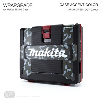 ラップグレード ケースアクセントカラーステッカー マキタTD002用 WRAPGRADE
