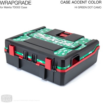 ラップグレード ケースアクセントカラーステッカー マキタTD002用 WRAPGRADE